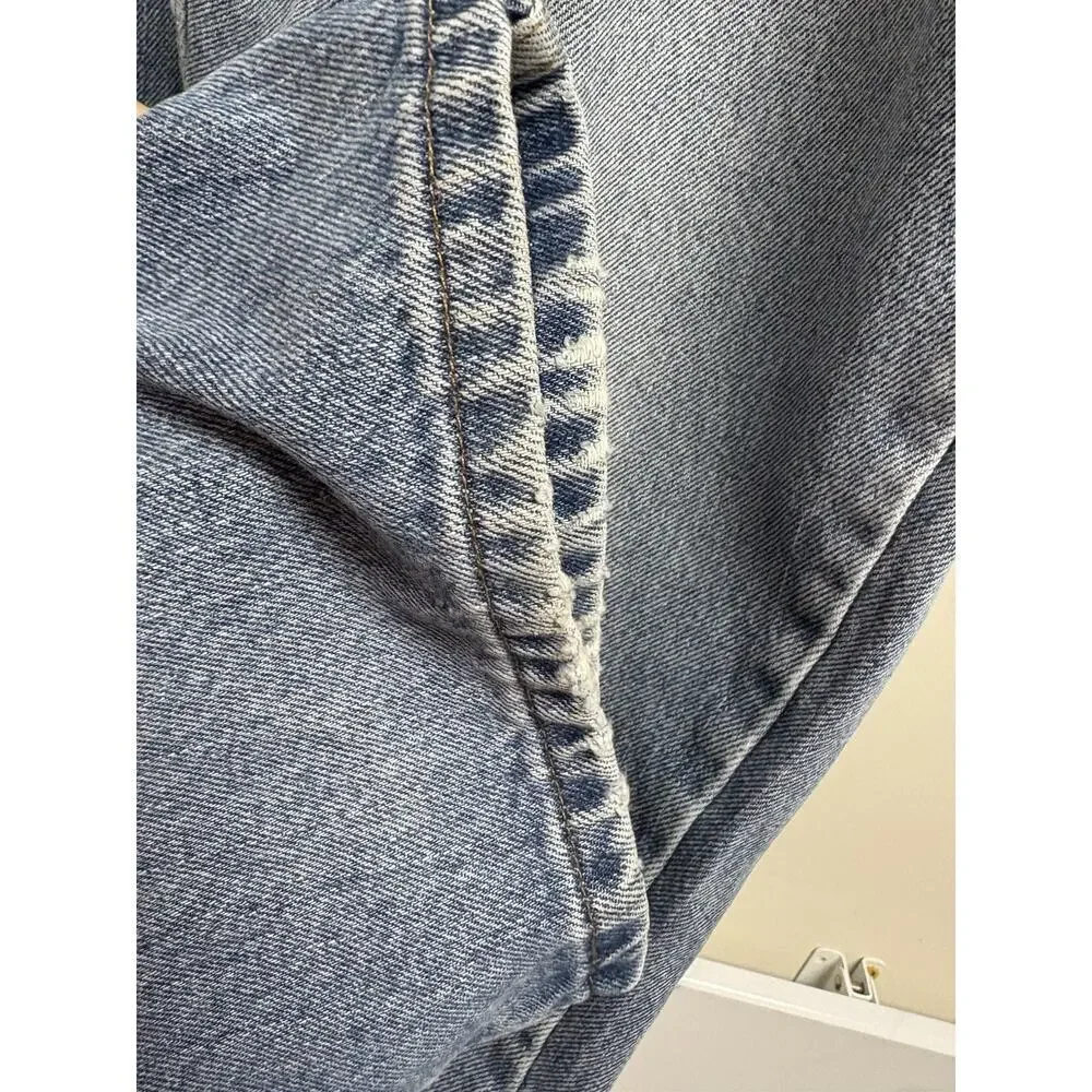 Eddie Bauer Men’s Jeans 36x36 Loose‎ Fit Straight Leg Light Wash Denim